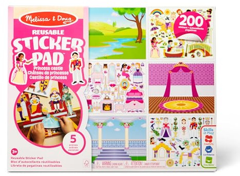 Reusable Sticker Pad - Princess Castle