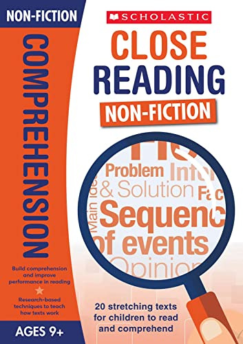 20 comprehension texts for inference, summarising and more to stretch and improve performance for Ages 9+. Includes answers (Close Reading: Non-Fiction)