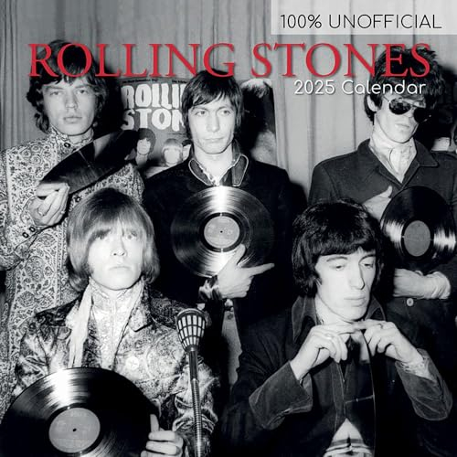 Rolling Stones 2025 – 16-Monatskalender: Original The Gifted Stationery Co. Ltd [Mehrsprachig] [Kalender] (Wall-Kalender)