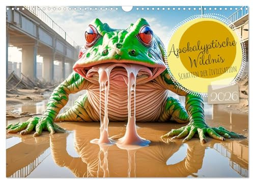 Apokalyptische Wildnis - Schatten der Zivilisation (Wandkalender 2026 DIN A3 quer), CALVENDO Monatskalender: Der Kalender zeigt eine apokalyptische ... Menschheit zurückerobern. (CALVENDO Orte)