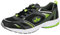 Lico MARVIN Herren Fitnessschuhe, Anthrazit Schwarz Lemon, 36 EU