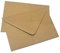 100 x C6 schlichte Briefumschläge, meliert, aus recyceltem Packpapier, Naturbraun, 114 x 162 mm A6