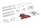 Hebo Racing Sticker Set 2, Silver, 500x350 mm