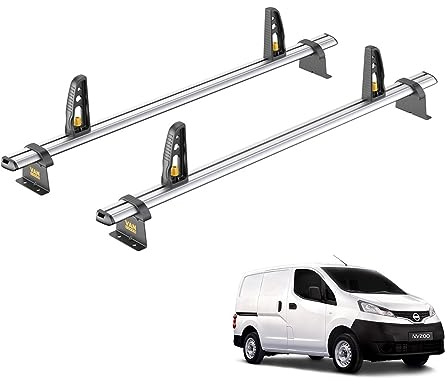 For Nissan NV200 2009-2021 Roof Rack Van Guard UltiBar Plus 2x Bars | Aluminium Heavy-duty Van Roof Bars