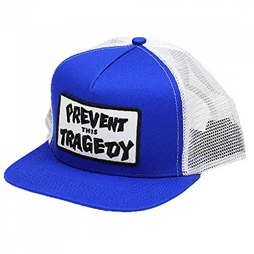 THRASHER CAP TRUCKER PREVENT THIS TRAGEDY NAVY WHITE KUGELLAGER