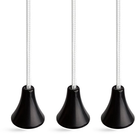 Pull Cord String for Bathroom Light or Ceiling Switches (Black)