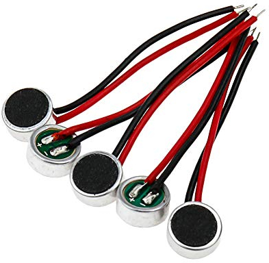 Yohii MIC Electret Condenser Stereo Microphone 6mm Dia 3.5mm Thick - Pack of 5