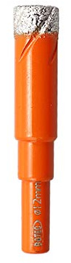 Dry Diamond Drill Bit Set,BGTEC 12mm Hole Saw for Granite,Marble,Masonry, Concrete, Tile/Ceramic, Glass, Hard Plastic,Vacuum Brazed Diamond Core Drill Bit Kit