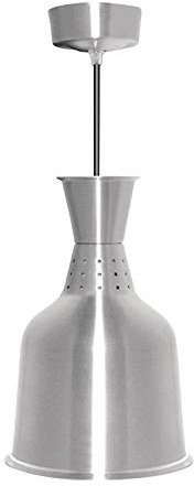 MSU - Lámpara Calefactora de Alimentos | Mantén la Comida Caliente | Interruptor Fácil de Usar | Dimensiones 330x185 mm | Cable de 1,5m | Compatible con Lámparas de Calor (250W máx.), Plata