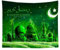 EHOMERY Wandbehang Foto Wanddekoration Aussen Bunt Ramadan Wandteppich Orient Wanddekoration Orientalisch Wandbehang Deko Wandschmuck Groß Schlafzimmer Wohnzimmer Wanddekoration 130X150Cm