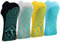 HYCLES Anti-Rutsch-Socken Damen - 4 Paar Yoga, Pilates, Barre, Tanz, Ballett, Trampolin, Krankenhaus Schwarz+Grau+Naturgelb+Blau 35-40