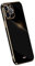 Topme Silikonhülle für iPhone 11 Pro (5.8 Inches), [handyhülle im Goldrand-Stil] - Schwarz