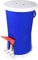 Fikujap Mini-lave-linge de type pédale, conception portable et compacte pas besoin de matériaux plastiques électriques PP 2kg Capacité