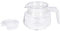 LUTH Premium Profi Parts Verseuse en verre avec couvercle compatible Melitta 6708504 pour cafetière filtre