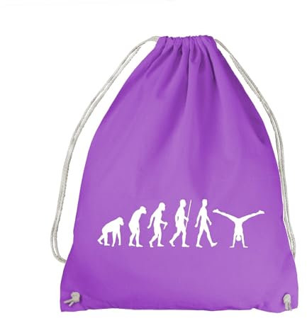 absenda Evolution Handstand Turnbeutel - Turnen Sport Geräte Yoga Fitness Mensch Lila