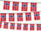 Wimpel Dekoration Länderwimpel Länderfahnen Wimpelkette Länderflaggen Fanartikel, Modell wählen:Wimpel Norwegen