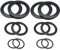 12 Stück Pool O-Ring Dichtungsringe für Intex, 25076RP Unterlegscheibe und Ring Kit (4 x 10745, 4 x 10255 and 4 x 10262), Pool Gummi Dichtung Dichtungen für Intex 10747,25006,25010,28633,28635 28621