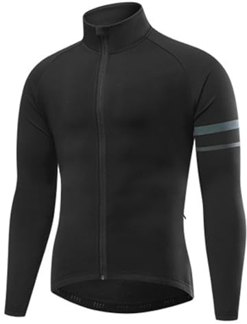 CLMETHE Vestes de cyclisme pour hommes imperméables et respirantes maillot de vélo pour hommes coupe-vent léger pour vélo de route hauts d'équitation vêtements de cyclisme,Black-ASIA2XL/EURXL