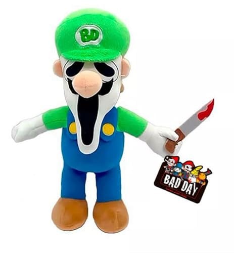 MOMMM Bad Day - Luigi x Ghostface Halloween Plüschtier [34cm]