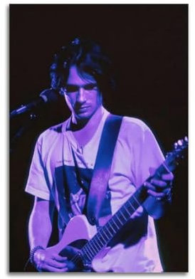 LIBFDCK Jeff Buckley Poster, Wandkunst, Leinwand, Vintage-Poster, dekoratives Gemälde für Wohnzimmer, Schlafzimmer, elegantes ästhetisches Poster, 30 x 45 cm, ungerahmter Stil