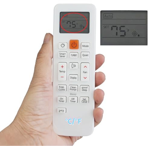 Replacement Remote Control Compatible for Samsung Air Conditioner Remote DB93-14195A DB93-14195G DB93-14195B DB9311115U DB93-11489S DB93-14195F DB93-11489K