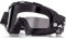 Motocross Brille Mtb Brille Dirt Bike ATV Crossbrille goggle Sicherheit Tactical Riding Motorradbrillen für Herren Damen Jugend (Schwarz Durchsichtig, Small)