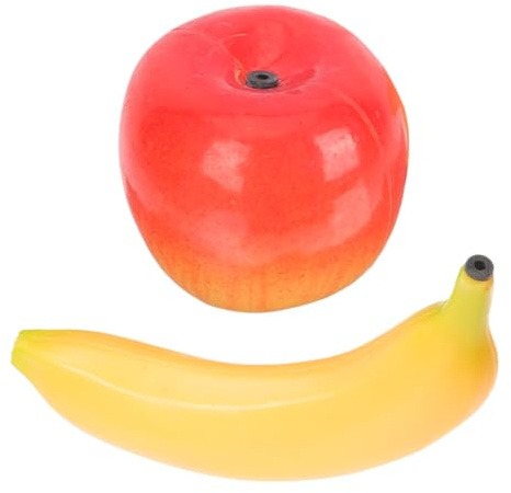 Gatuida 2Pcs Early Educational Musical Fruit Shakers Abs Plastic Percussion Instrument Toys for Toddlers Baby Rhythm Development Hand Coordination Cognitive Skill Playthings