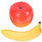 Gatuida 2pcs Musical Fruit Percussion Instruments for Early Education Lightweight Maraca Fruit Toys for Apple Banana Design Develop Rhythm and Cognitive Skills