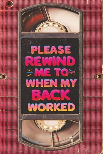 Retro VHS Tape Notebook: Blank Journal for Baby Boomers, Generation X & Millennials | 80s 90s Throwback Vintage Cassette Aesthetic | Makes a Great Gift