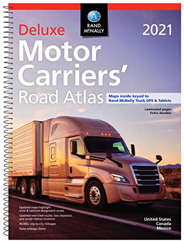 Rand McNally 2021 Motor Carriers' Road Atlas United States Canada Mexico