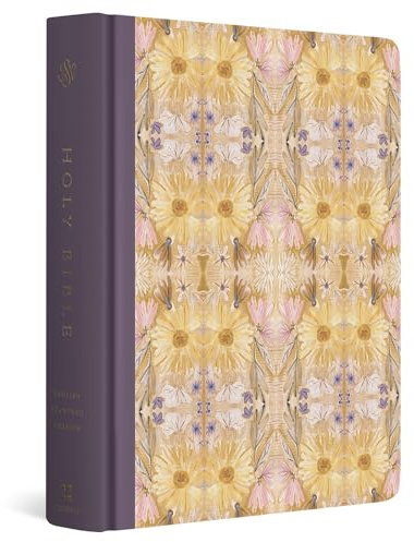 ESV Single Column Journaling Bible, Large Print, Artist Series (Cloth over Board, Jessica Dennis Bush, Cosmos): English Standard Version Single Column Journaling Bible, Large Print With Ribbon Marker