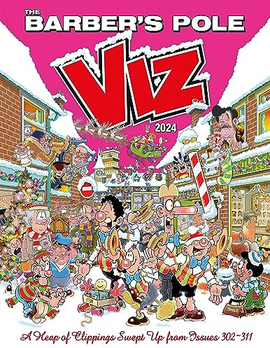 Viz Annual 2024: The Barber's Pole: A Heap of Clippings Swept Up from Issues 302-311