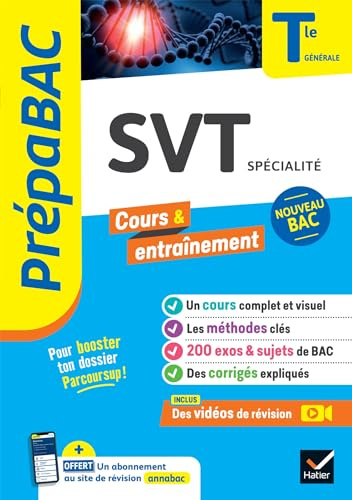 Prépabac - SVT Tle générale (spécialité) - Bac 2027: cours, méthodes & sujets corrigés (programme de Terminale)
