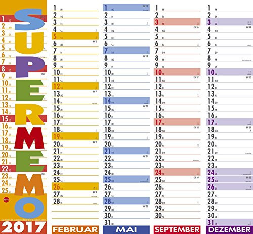 Supermemo - Kalender 2017