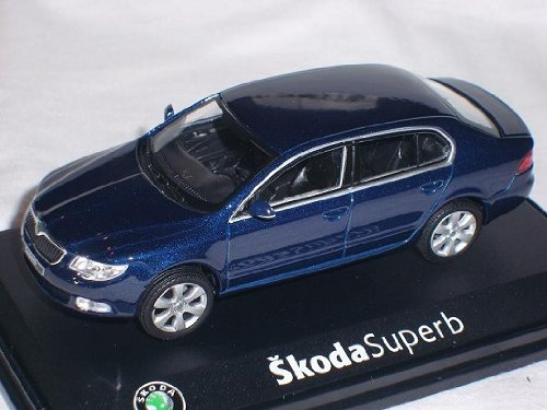 Abrex ?Koda Superb ii 2 2008 143ab-010kc Sturm Blau Metallic 1/43 Modellauto Modell Auto