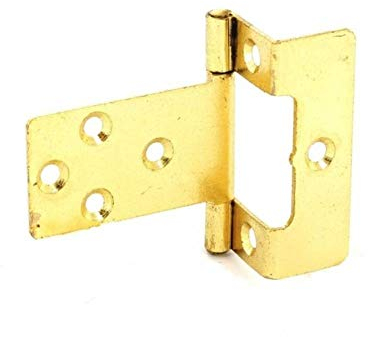 Securit Charnière 5/8 coudée en laiton 50 mm