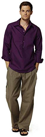 Burda Style Sewing Pattern B7525 Men's Shirt