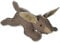 HUNTER CANVAS Wild Rabbit Hundespielzeug, Vintage-Style, mit Baumwolle, Quietschspielzeug, Hase, 27 cm