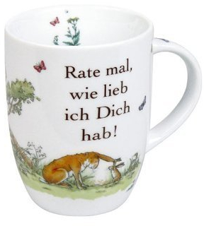 Kaffee Tasse - Rate mal wie lieb ich Dich hab!