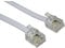 World of Data 3m RJ11 Male BT Broadband Cable ADSL Modem Router Lead - Gold Plated Contact Pins - High Speed Internet Broadband - Router or Modem to RJ11 Phone Socket or Microfilter - White