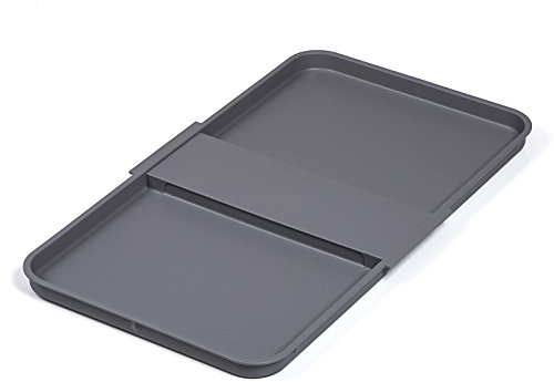 SO-TECH® Deckel für 25L oder 35L eins2vier Mülltrennsystem Küchen-Abfalleimer Wertstoffbehälter alugrau 5010.11