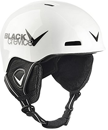 Black Crevice Kinder Skihelm Stubai, weiß/schwarz, 48-52 cm