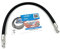 eXODA Batteriekabel 50 mm² 50cm Kabelschuhe M10 und M8 Schwarz
