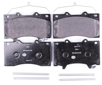 HELLA 8DB 355 019-531 Brake pad set - with acoustic wear warning - T2044 - for e.g. NISSAN