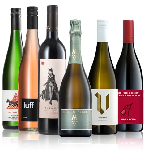 GEILE WEINE Weinpaket WEIN FÜR SIE (6 x 0,75l) Weißwein, Rotwein, Rosé und Prickelndes für Frauen