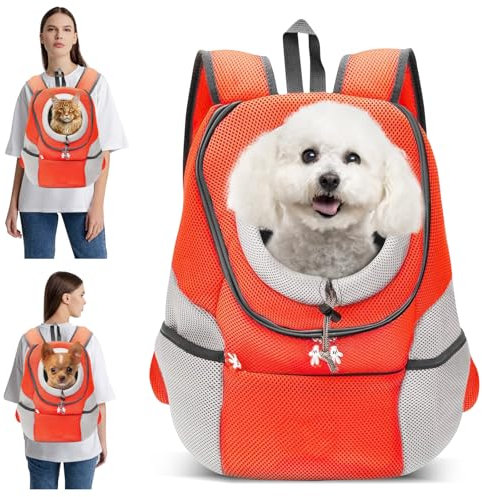 PETCUTE Zaino Porta Cane Marsupio Cane Borse per Cani trasportino Zaino per Gatti Marsupio per Cani