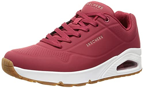 Skechers Men's Uno Stand On Air Trainer, Red, 7.5 UK