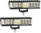 HAWEE 36W LED Arbeitslicht Nebelscheinwerfer Combo Lichtleiste Flutlicht LED Scheinwerfer Dreiseitige Bestrahlung für Off-Road Motorrad 4x4 Traktor LKW ATV SUV UTV Boot, 2er-Pack