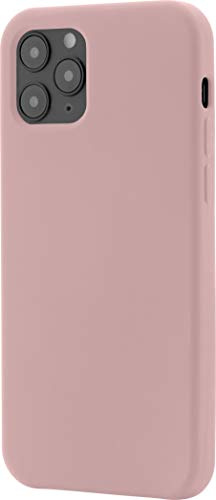 JT Berlin Liquid-Silikon Case Apple iPhone 12 / iPhone 12 Pro (6,1 Zoll) Schutzhülle - (Wireless Charging kompatibel, Weiches Microfaser Innenfutter, Modell Steglitz) - pink Sand