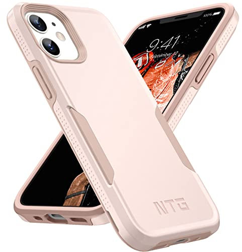 NTG Shockproof Designed for iPhone 11 Case [2 Layer Structure Protection] [Military Grade Anti-Drop] Lightweight Shockproof Protective Phone Case for iPhone 11 6.1 inch, Cherry Juice Pink